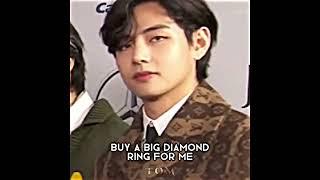 would you do anything for me? [ taehyung version ] #shorts #taehyung