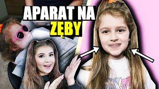 OLIWIA ZAŁOŻYŁA APARAT NA ZĘBY  WIZYTA U ORTODONTY