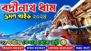 বদ্রীনাথ ধাম | Badrinath Yatra 2024 | Badrinath Yatra Live | Chardham Yatra 2024 | Badrinath Tour