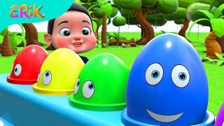 Surprise Eggs Kids Song | BluLoo Nursery Rhymes & Kids Songs