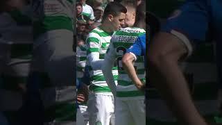 Ryan Kent clashes with Scott Brown  #shorts #football