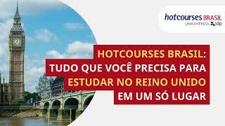 Encontre seu curso no Reino Unido com a ajuda do Hotcourses Brasil