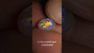 Cutting and polishing a gem crystal opal worth $3000