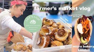 Day in the Life of a Baker | Farmer's Market | Micro Bakery London