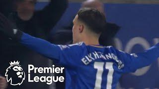 Bilal El Khannouss puts Leicester City 2-0 ahead of West Ham | Premier League | NBC Sports