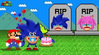 Shin Sonic: ABANDONED AT BIRTH... Please Come Back - Adopted By Mario | Super Mario Bros.