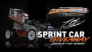 CLOSED! Signed Tony Stewart Custom Works Sprint Car