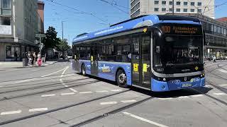 Buses in Munich, Germany 2022