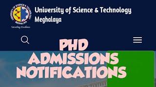 USTM || PHD UPDATES || PHD ADMISSIONS || VARIOUS DEPARTMENTS || APPLY FAST ||