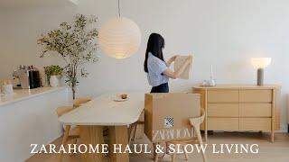 ZARA HOME HAUL & Slow living｜Daily life filled with things I like｜Japandi style interior