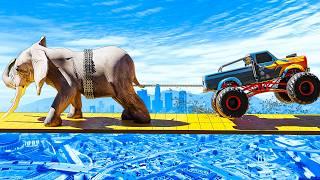 Cars vs animals in GTA 5