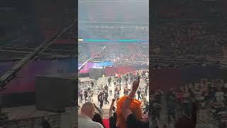 WEMBLEY STADIUM ERUPTS WITH YES CHANTS AS AEW ALL IN GOES OFF AIR #wrestling #aew #bryandanielson