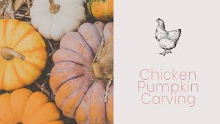 Unique Way to Carve Your Pumpkin - Chicken Carving