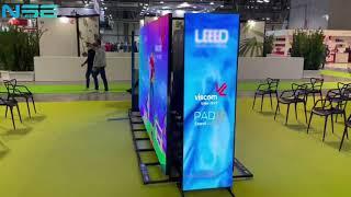 Indoor Smart & Linkable P3 Digital LED Banner Poster Display for Viscom Italia