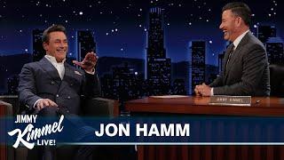 Jon Hamm on Losing at the Emmys, High School Production of Godspell & He Helps a Young Man Find Love