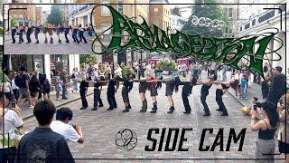 [KPOP IN PUBLIC | SIDE CAM | 4K] aespa (에스파) - Armageddon | Dance Cover | LONDON | Covent Garden