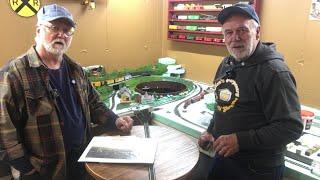 Ken and Mike Train Talk at Mike's Layout