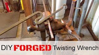 How to Forge a Blacksmith Twisting Wrench // No welds required!