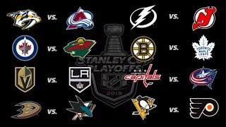 2018 Stanley Cup Playoffs - All Goals - Round 1