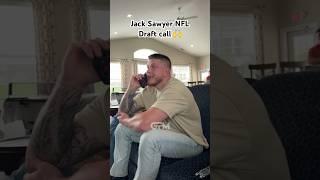 The moment Jack Sawyer got the call from the Steelers  ​⁠@americaneagle