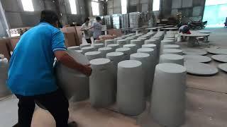 The biggest joy is Packing Goods for Delivery to Customers | Vietnam Cement Pottery