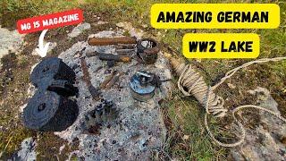 Magnet fishing German WW2 lake.This WW2 lake has some serious secrets !