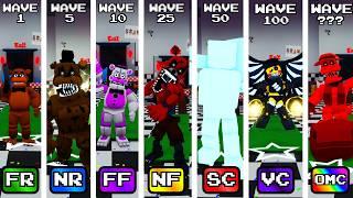 EVERY RARITY VS ENDLESS MODE (FIVE NIGHTS TD)