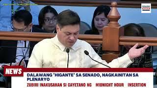 2 'higante' ng senado, nagkainitan sa plenaryo; Migz inakusahan si Alan ng 'midnight hour' insertion