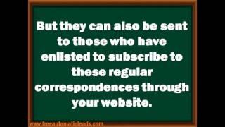 Online Lead Generation Techniques (Part 2 of 5) - E-newsletters