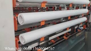 Automatic glue lamination small toilet roll paper rewinding machine price