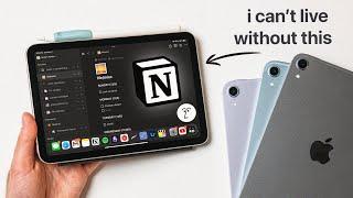 iPad mini 7 - how i plan with Notion (AI)