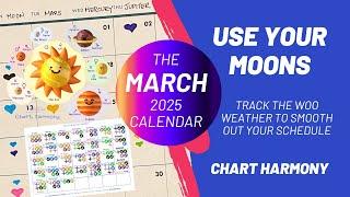 LIVE DEMO for smoothing out your calendar:  Use Your Moons 