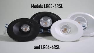 Sloped Round  Regressed Gimbals - Lotus LED Lights