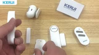 [Host] KERUI D121 Door sensor host pair with accessories | #remote control #door sensor #pir motion