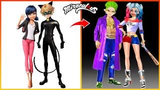 Miraculous: Ladybug And Cat Noir Glow Up Into Joker, Harley Quinn | Fashion wow