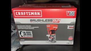 craftsman does it again! brand new craftsman v20 rp brushless router review!