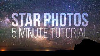 Learn star photography in 5 minutes