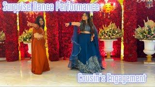 Surprise Dance Performance at my Cousin’s Engagement || Easy Choreography || Remix Song ||