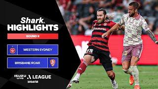 Western Sydney Wanderers v Brisbane Roar - Shark Highlights | Isuzu UTE A-League 2024-25 | Round 08