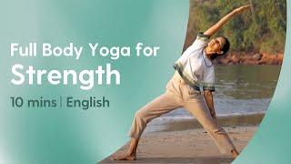 15 Minute Full Body Strength Flow | Daily Practice Yoga Flow | English