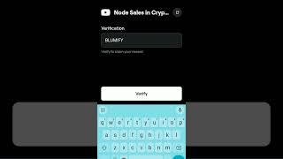 Node Sales in Crypto Blum Video Code |Node Sales in Crypto Blum Today Verification Keyword Today Cod