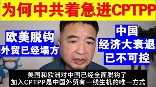 翟山鹰：为何中共着急要进CPTPP丨欧美脱钩 中国外贸已经塌方丨中国经济大衰退已经不可控