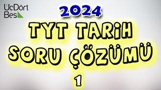 1) Tarih ve Zaman - Tarih Bilimine Giriş Soru Çözümü - 2024 TYT MSÜ Tarih / 345 Yayınları