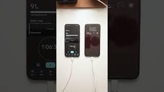 Pixel 9 Pro XL versus iPhone 15 Pro Max charging test