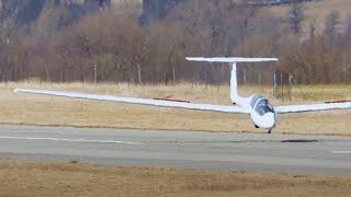 Glider Pilot Crash Lands