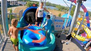 Giant Sphere Water Slide at Kisvárda AquaCinema