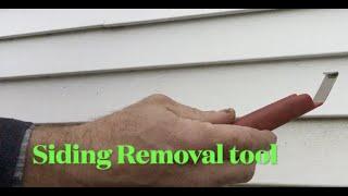 What is a Siding crimper and Siding removal tool and how do you use them