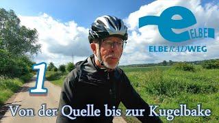 Elberadweg 2024, von der Quelle bis zur Mündung, Spindleruv Mlyn - Podebrady, Teil 1