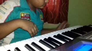 Sare jahan sa accha song by master R. HARI HARAN in keyboard