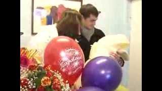 Аист прилетел на ТВ Аист